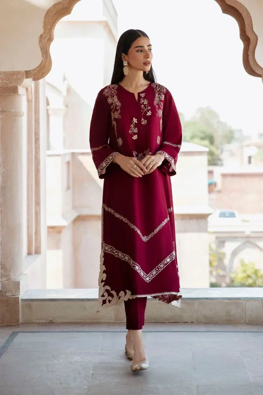 2pc Embroidery lawn SE 602