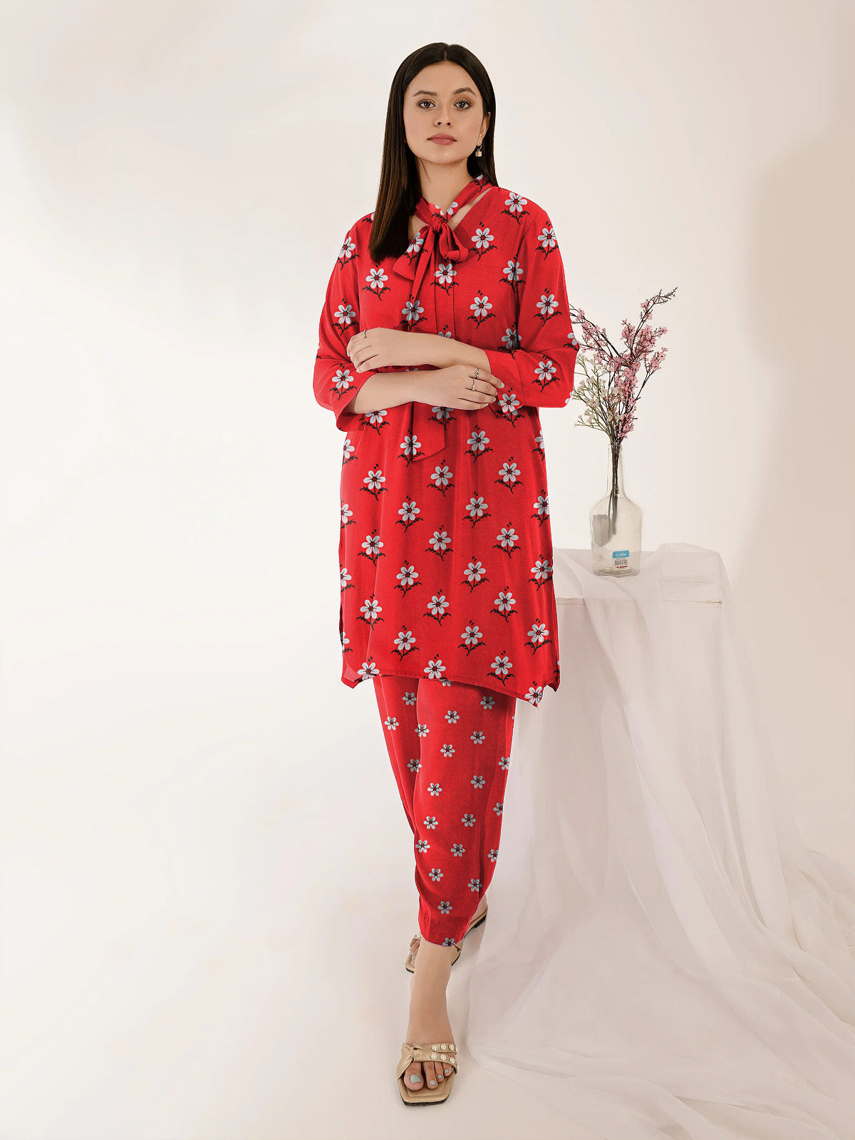 2 Pcs Unstitched Digital Print Suit J-016