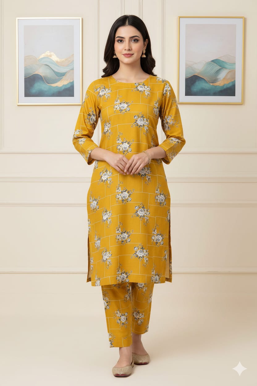 2 Pcs Unstitched Digital Print Suit J-0563