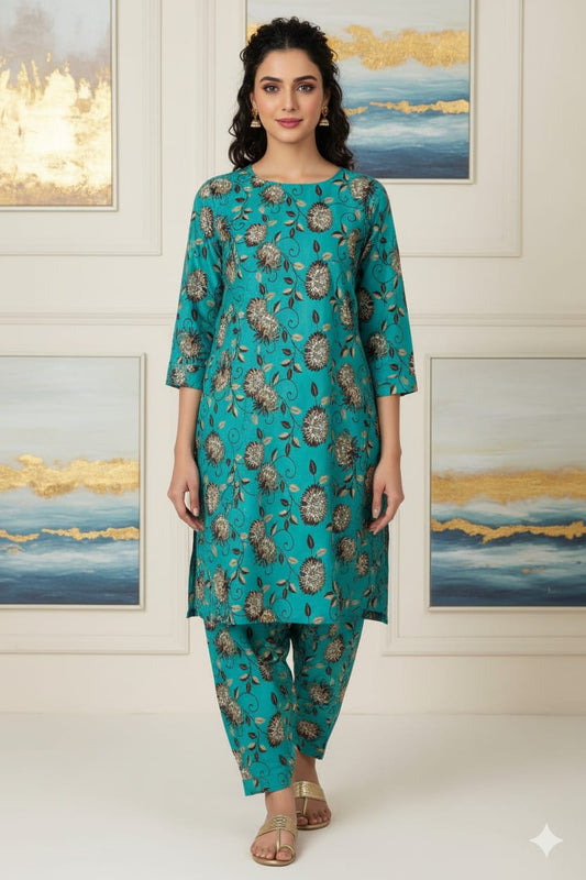 2 Pcs Unstitched Digital Print Suit J-0576