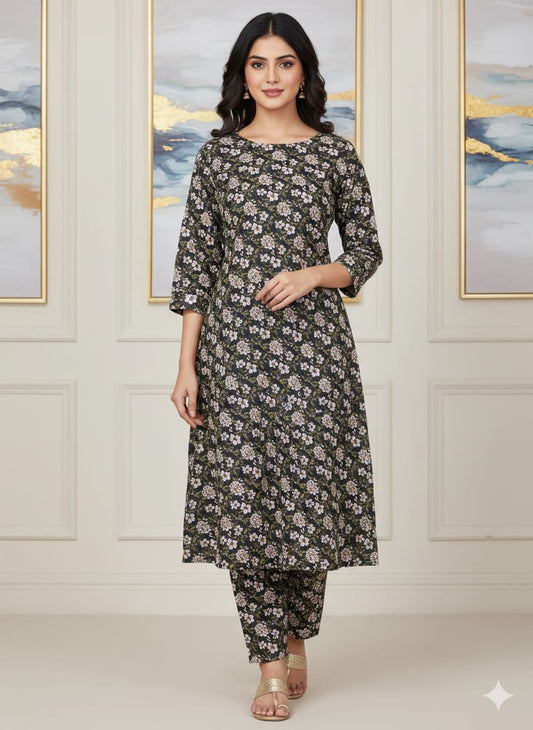 2 Pcs Unstitched Digital Print Suit J-0632
