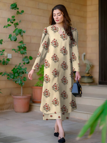 Premium Quality 2 Pc Digital Print AKS-1006