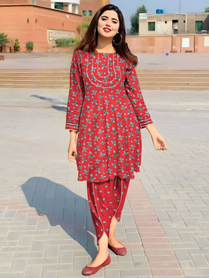 Premium Quality 2 Pc Digital Print AKS-1013
