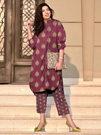 Premium Quality 2 Pc Digital Print AKS-1014