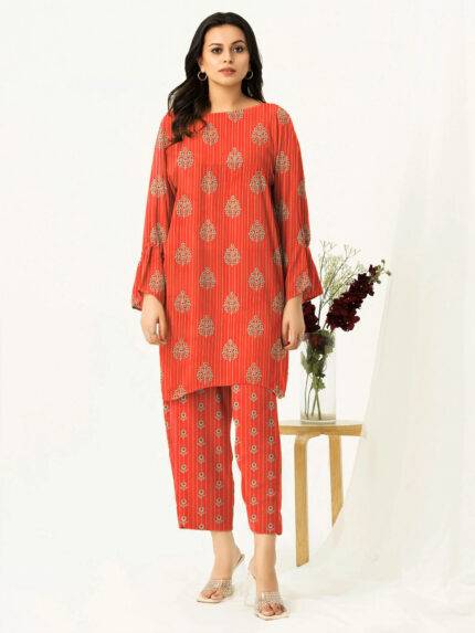 Premium Quality 2 Pc Digital Print AKS-1033